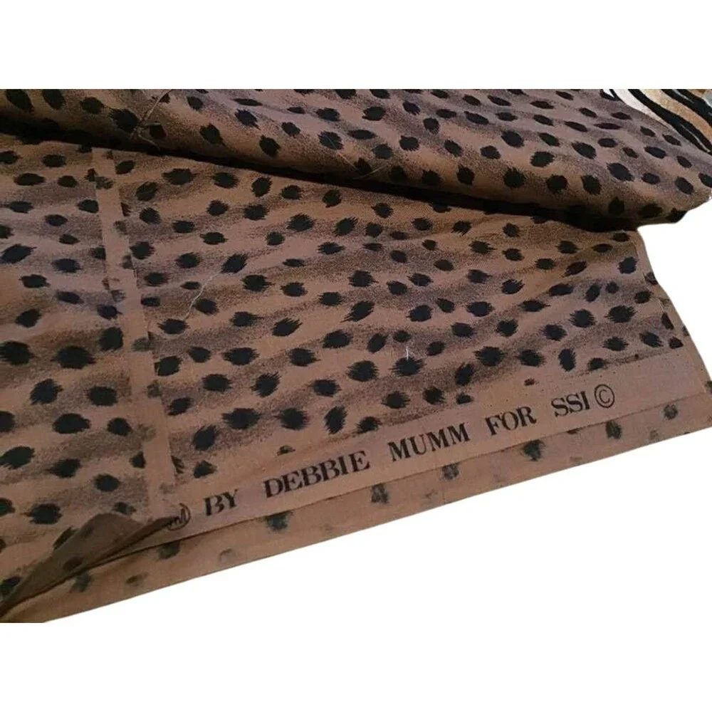 Wild African Animals Skin Print Quilt Fabric Debbie Mumm Timeless Lot Tiger Cats